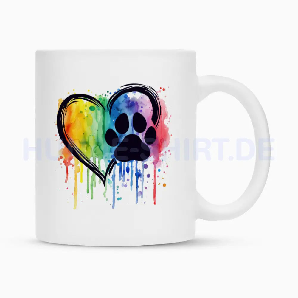 Tasse "Heart" Weiß – hunde-shirt.de