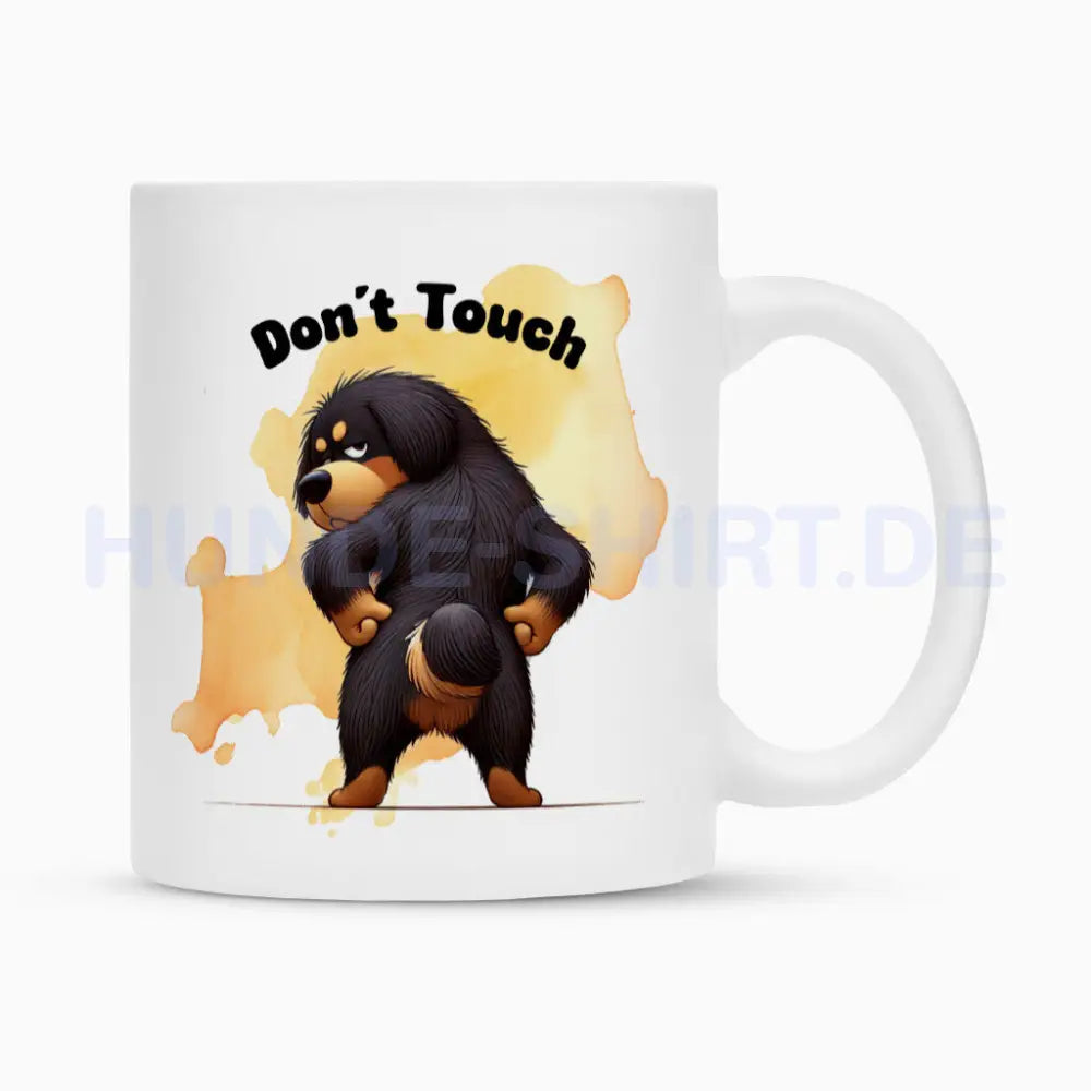 Tasse "Hovawart - Don´t touch" Weiß – hunde-shirt.de