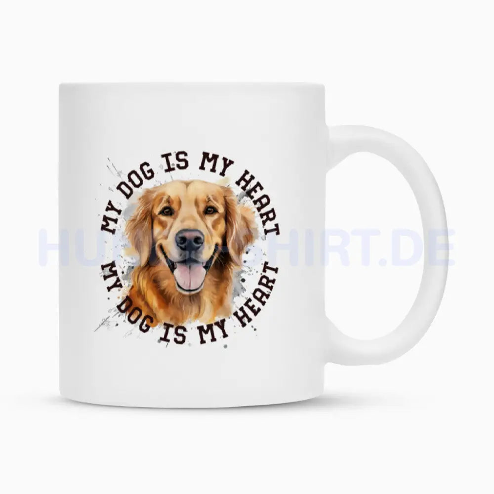 Tasse "Hovawart HEART" Weiß – hunde-shirt.de