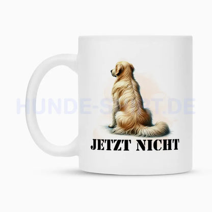 Tasse "Hovawart ( hell ) - JETZT NICHT" – hunde-shirt.de