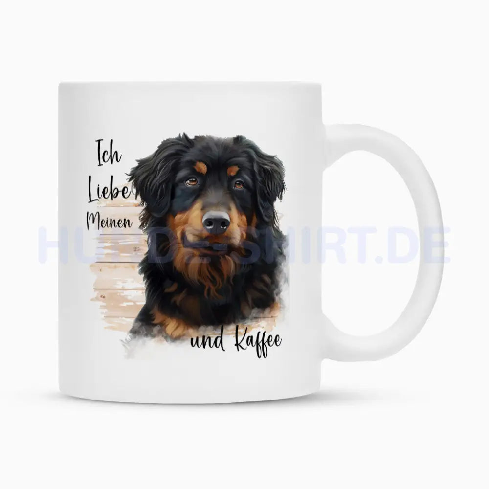 Tasse "Hovawart - Ich liebe..." Weiß – hunde-shirt.de