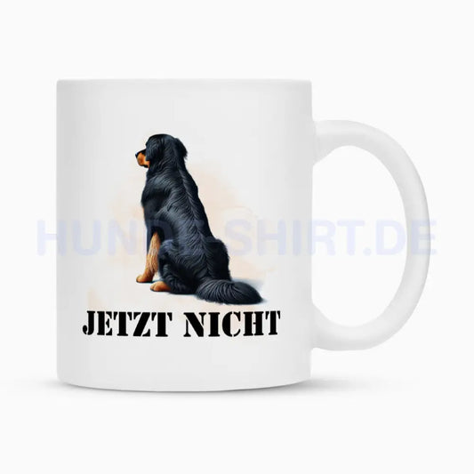 Tasse "Hovawart - JETZT NICHT" Weiß – hunde-shirt.de