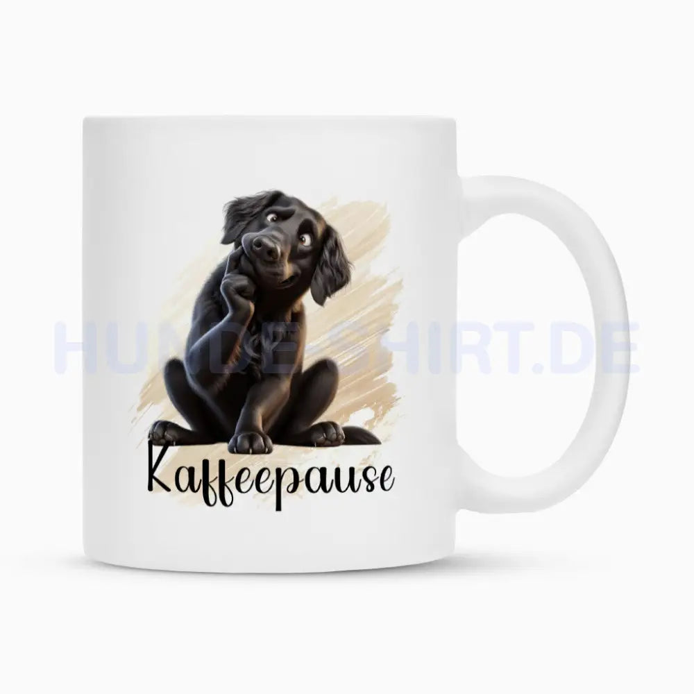 Tasse "Hovawart - Kaffeepause" Weiß – hunde-shirt.de