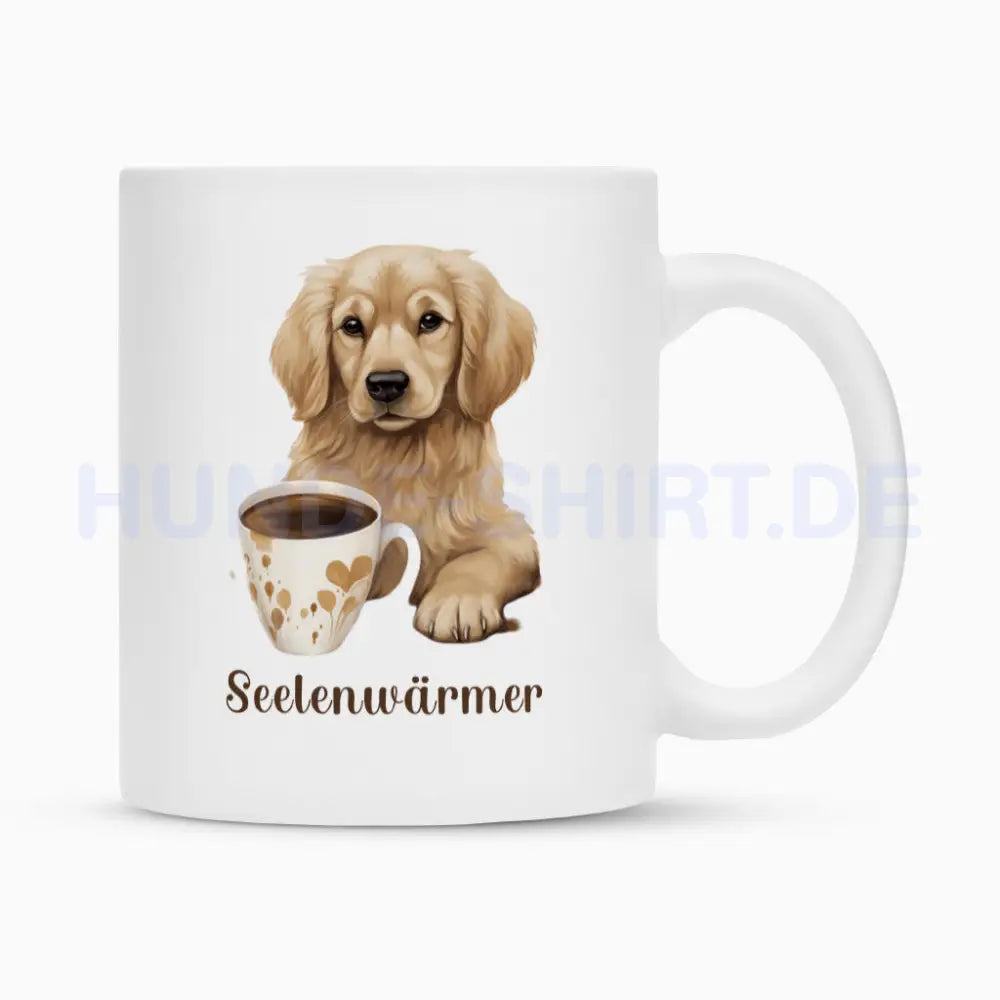 Tasse "Hovawart - Seelenwärmer" Weiß – hunde-shirt.de