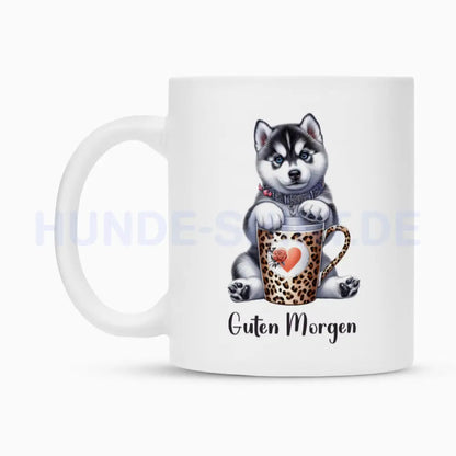 Tasse "Husky - Guten Morgen" – hunde-shirt.de