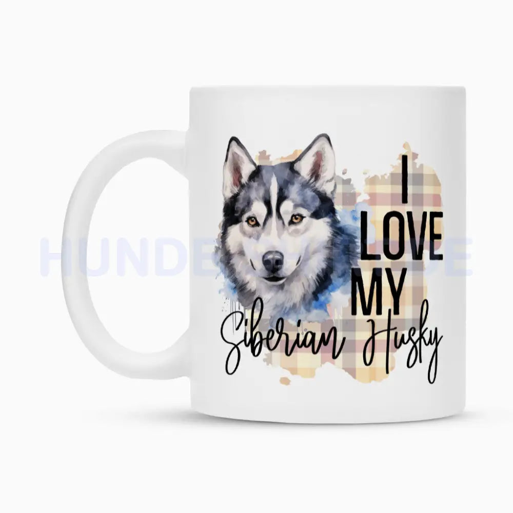 Tasse "Husky - I love..." – hunde-shirt.de