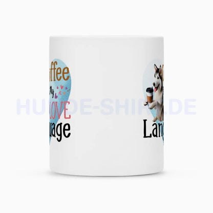 Tasse "Husky - Love Language" – hunde-shirt.de