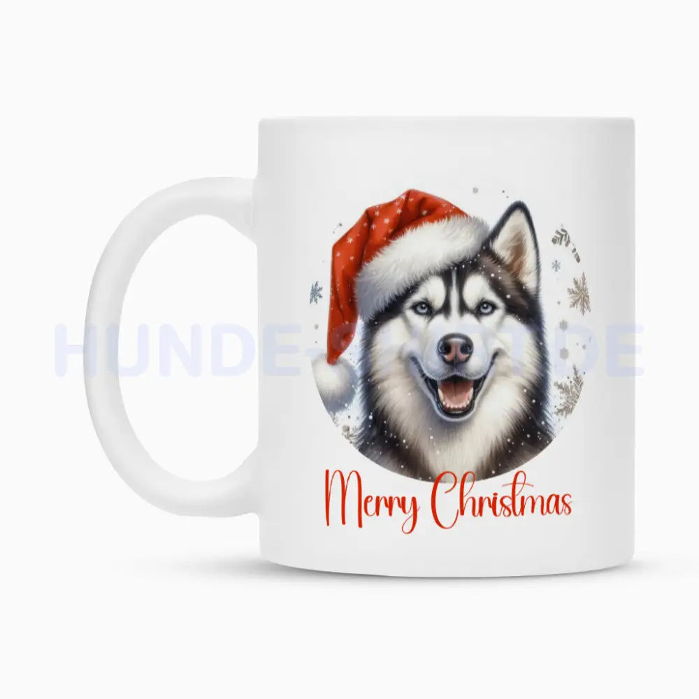 Tasse "Husky - Merry Christmas" – hunde-shirt.de