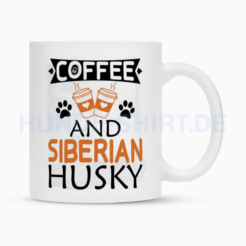 Tasse "Husky - Siberian Husky" Weiß – hunde-shirt.de