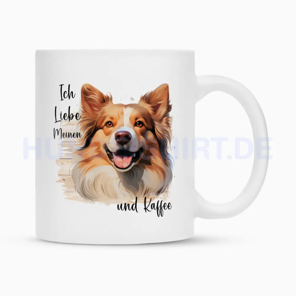 Tasse "Icelandic Sheepdog - Ich liebe..." Weiß – hunde-shirt.de