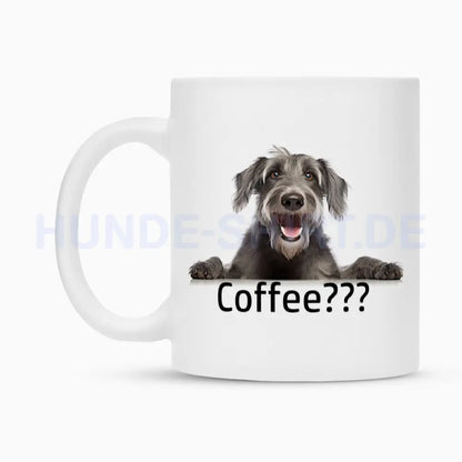 Tasse "Irischer Wolfshund - Coffee???" – hunde-shirt.de