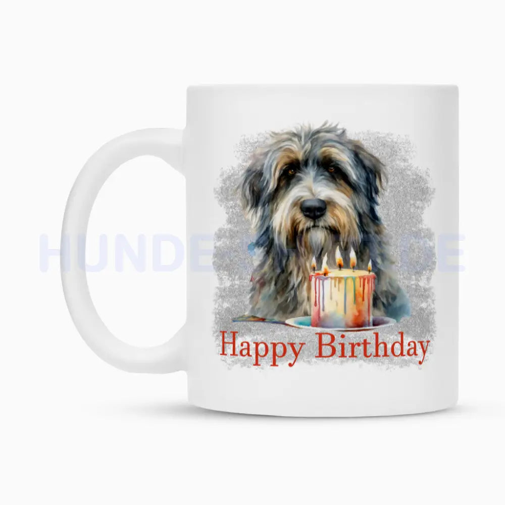 Tasse "Irischer Wolfshund - Happy Birthday" – hunde-shirt.de