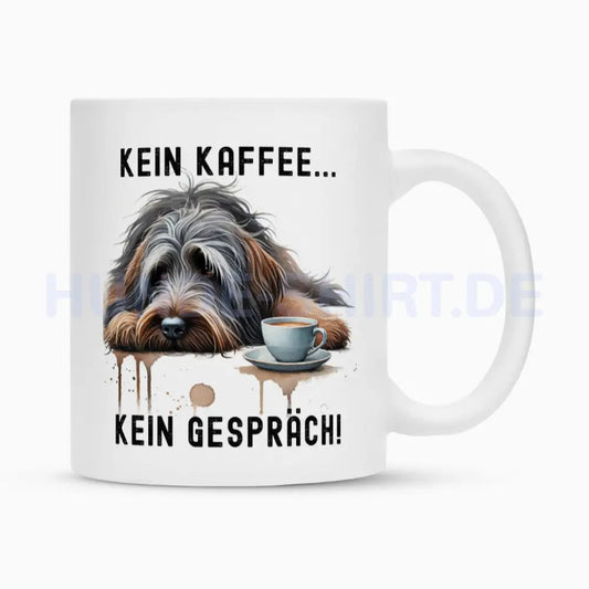 Tasse "Irischer Wolfshund - Kein Kaffee...2" Weiß – hunde-shirt.de