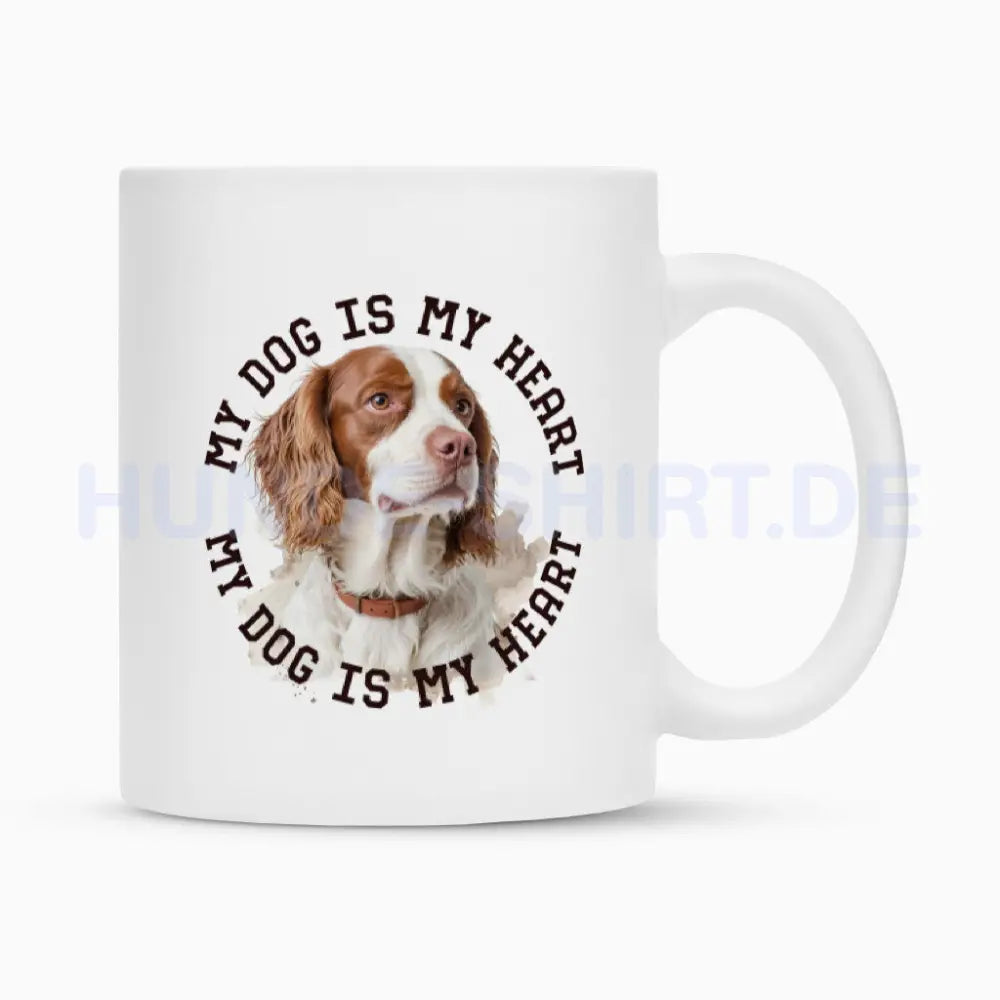 Tasse "Irish red and white Setter" Weiß – hunde-shirt.de