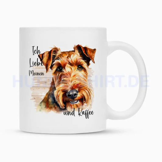 Tasse "Irish Terrier - Ich liebe..." Weiß – hunde-shirt.de