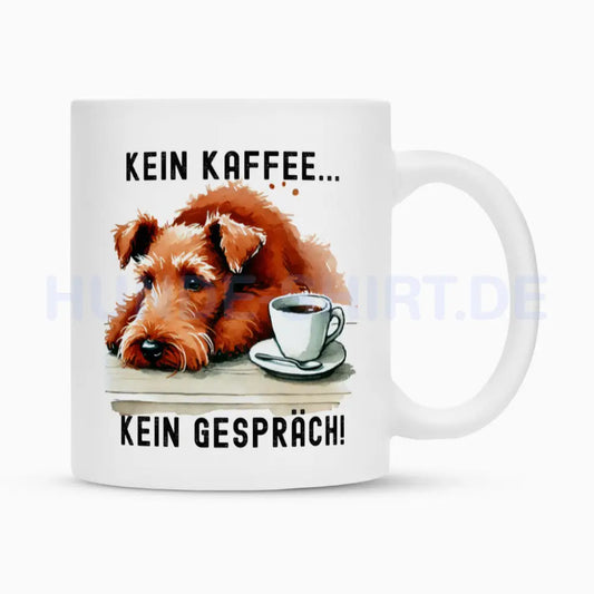 Tasse "Irish Terrier - Kein Kaffee..." Weiß – hunde-shirt.de