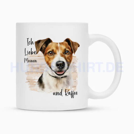 Tasse "Jack Russell - Ich liebe..." Weiß – hunde-shirt.de