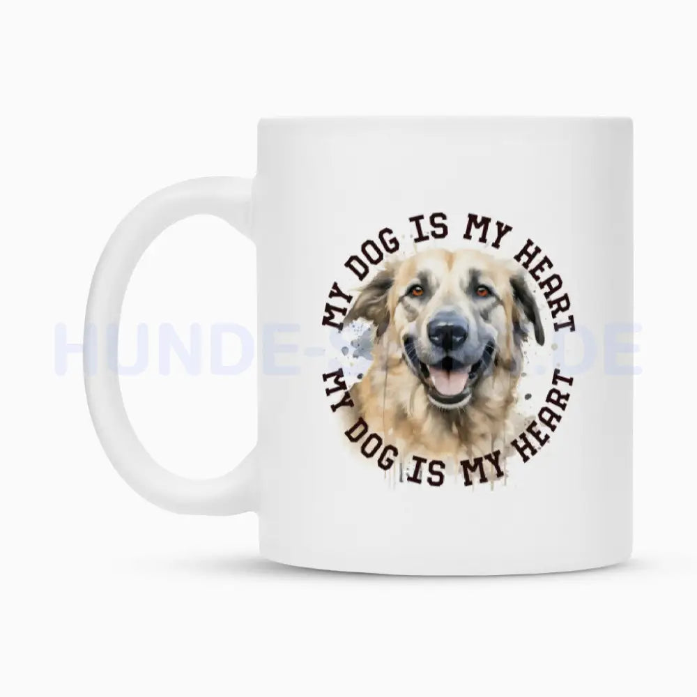 Tasse "Kangal grau HEART" – hunde-shirt.de