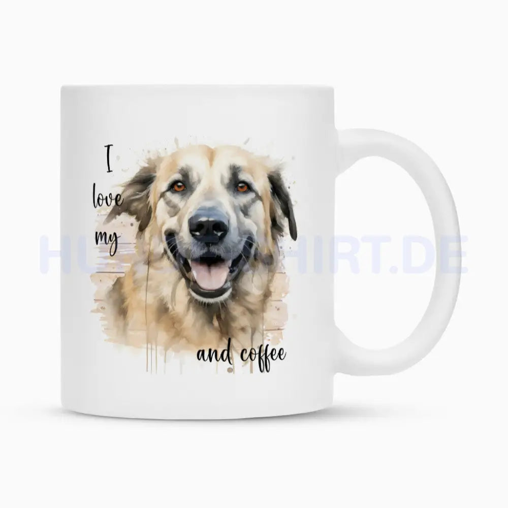 Tasse "Kangal - I love my..." Weiß – hunde-shirt.de