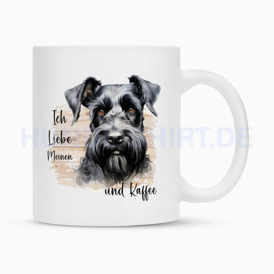 Tasse "Kerry Blue - Ich liebe meinen..." Weiß – hunde-shirt.de