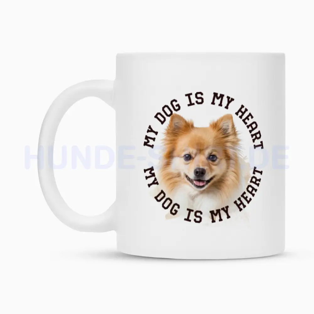 Tasse "Kleinspitz HEART" – hunde-shirt.de