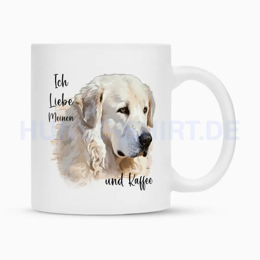 Tasse "Kuvasz - Ich liebe meinen..." Weiß – hunde-shirt.de