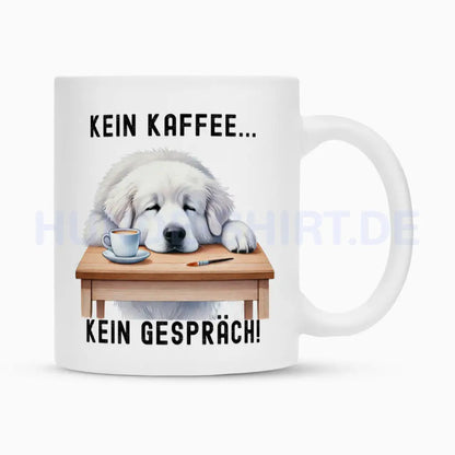 Tasse "Kuvasz - Kein Kaffee..." Weiß – hunde-shirt.de