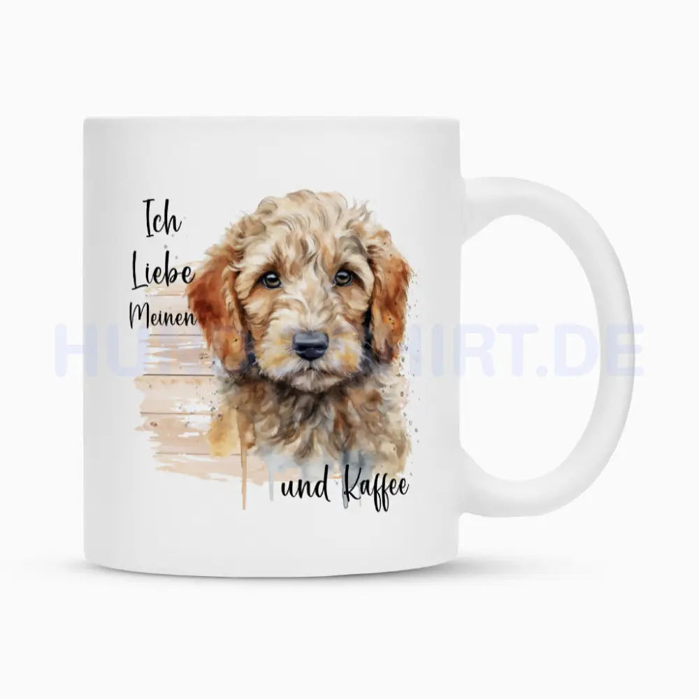 Tasse "Labradoodle - Ich liebe..." Weiß – hunde-shirt.de