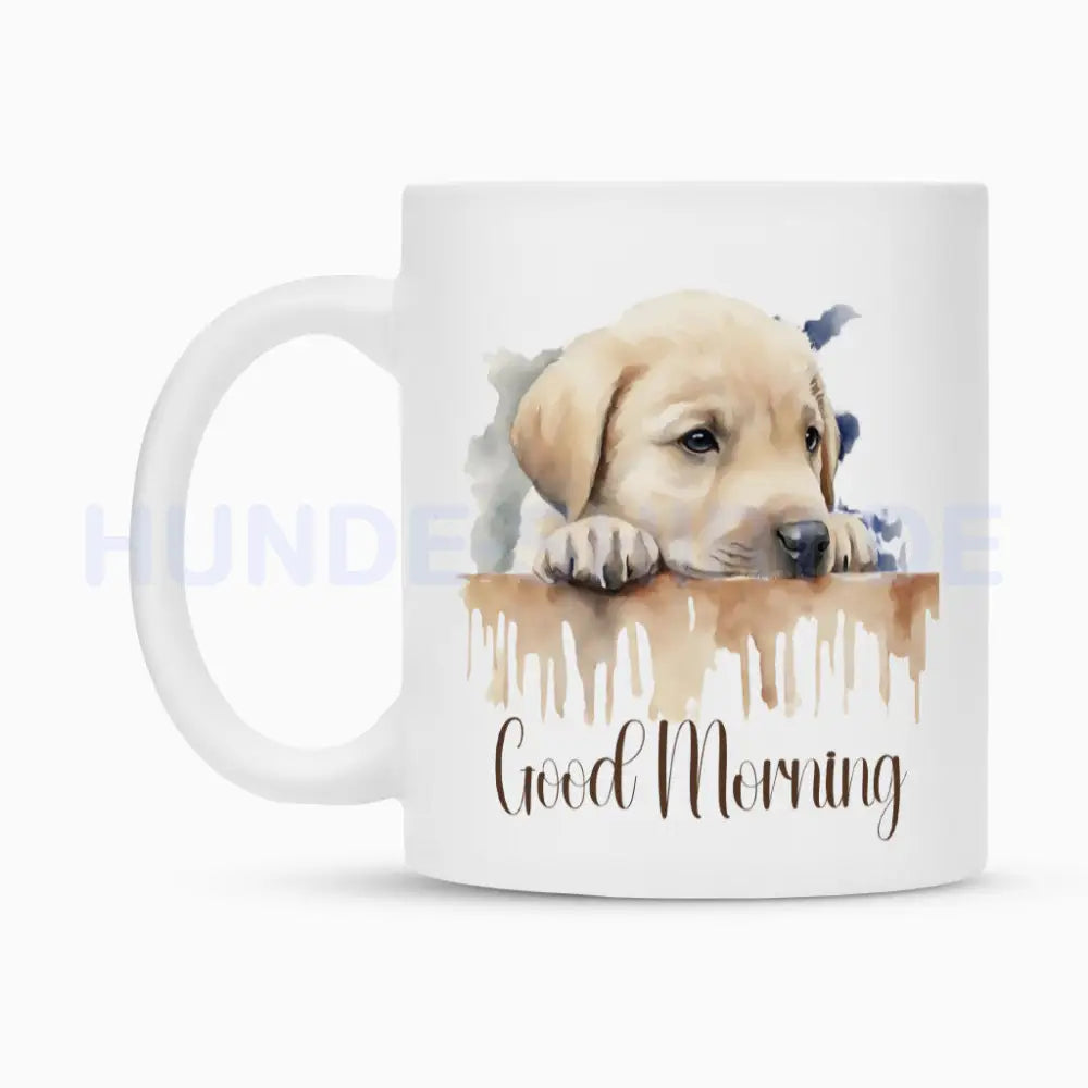 Tasse "Labrador ( hell ) - Good Morning" – hunde-shirt.de