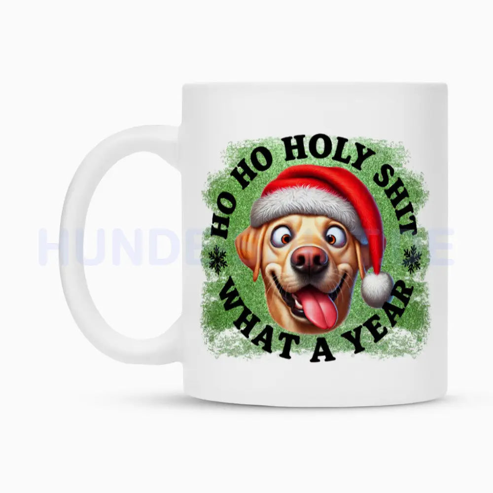 Tasse "Labrador ( hell ) - HO HO..." – hunde-shirt.de