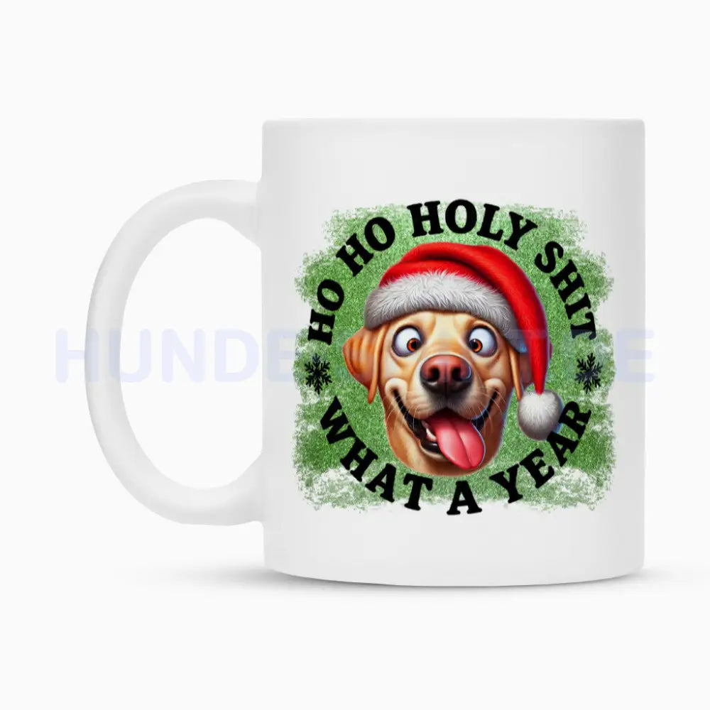 Tasse "Labrador ( hell ) - HO HO..." – hunde-shirt.de