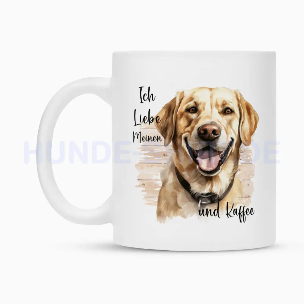 Tasse "Labrador ( hell ) - Ich liebe..." – hunde-shirt.de