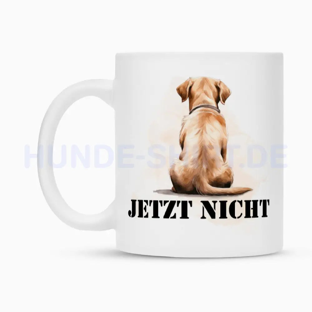 Tasse "Labrador ( hell ) - JETZT NICHT" – hunde-shirt.de