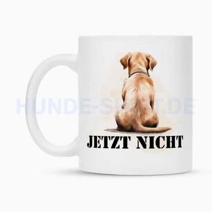 Tasse "Labrador ( hell ) - JETZT NICHT" – hunde-shirt.de