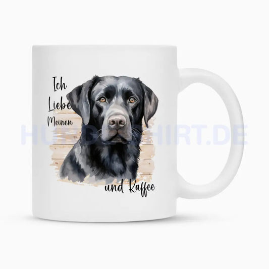 Tasse "Labrador - Ich liebe..." Weiß – hunde-shirt.de