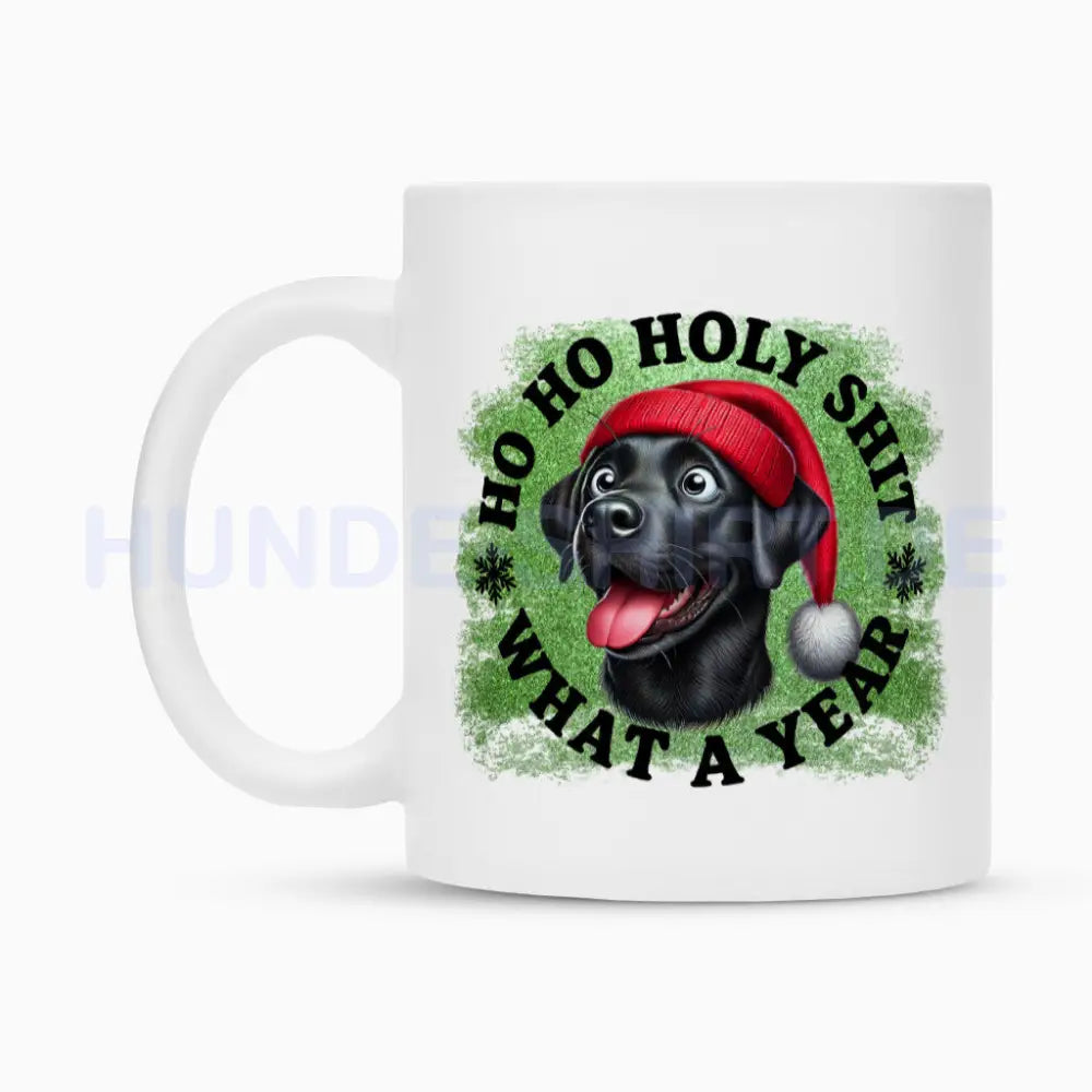 Tasse "Labrador ( schwarz ) - HO HO..." – hunde-shirt.de