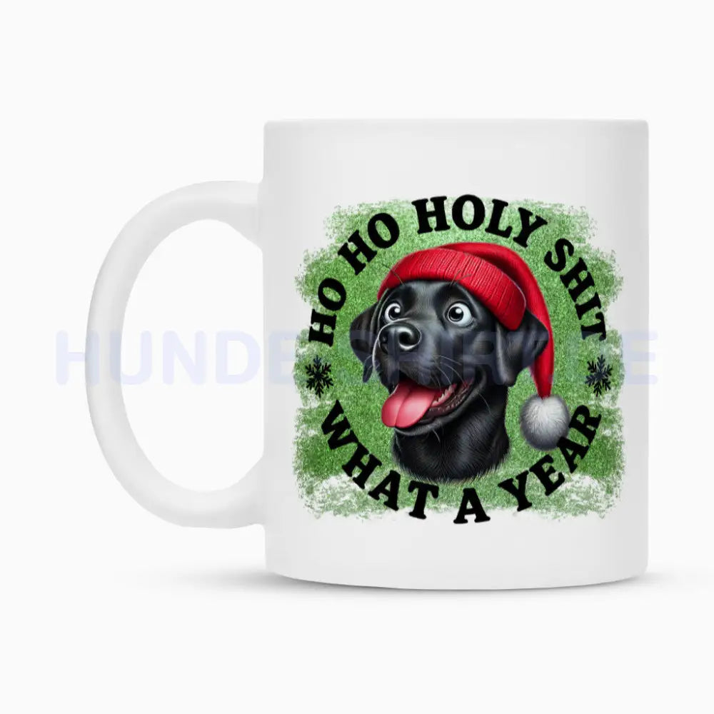 Tasse "Labrador ( schwarz ) - HO HO..." – hunde-shirt.de