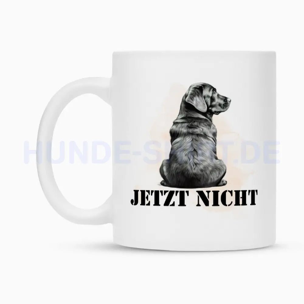 Tasse "Labrador ( schwarz ) - JETZT NICHT" – hunde-shirt.de