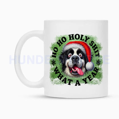 Tasse "Landseer - HO HO..." – hunde-shirt.de