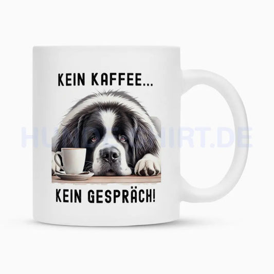 Tasse "Landseer - Kein Kaffee..." Weiß – hunde-shirt.de