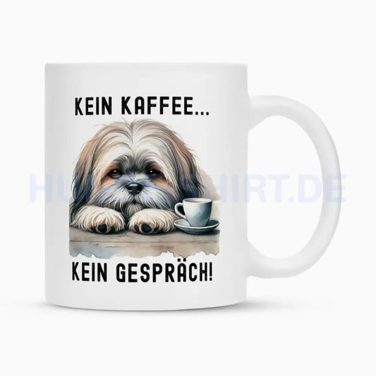 Tasse "Lhasa Apso - Kein Kaffee..." Weiß – hunde-shirt.de