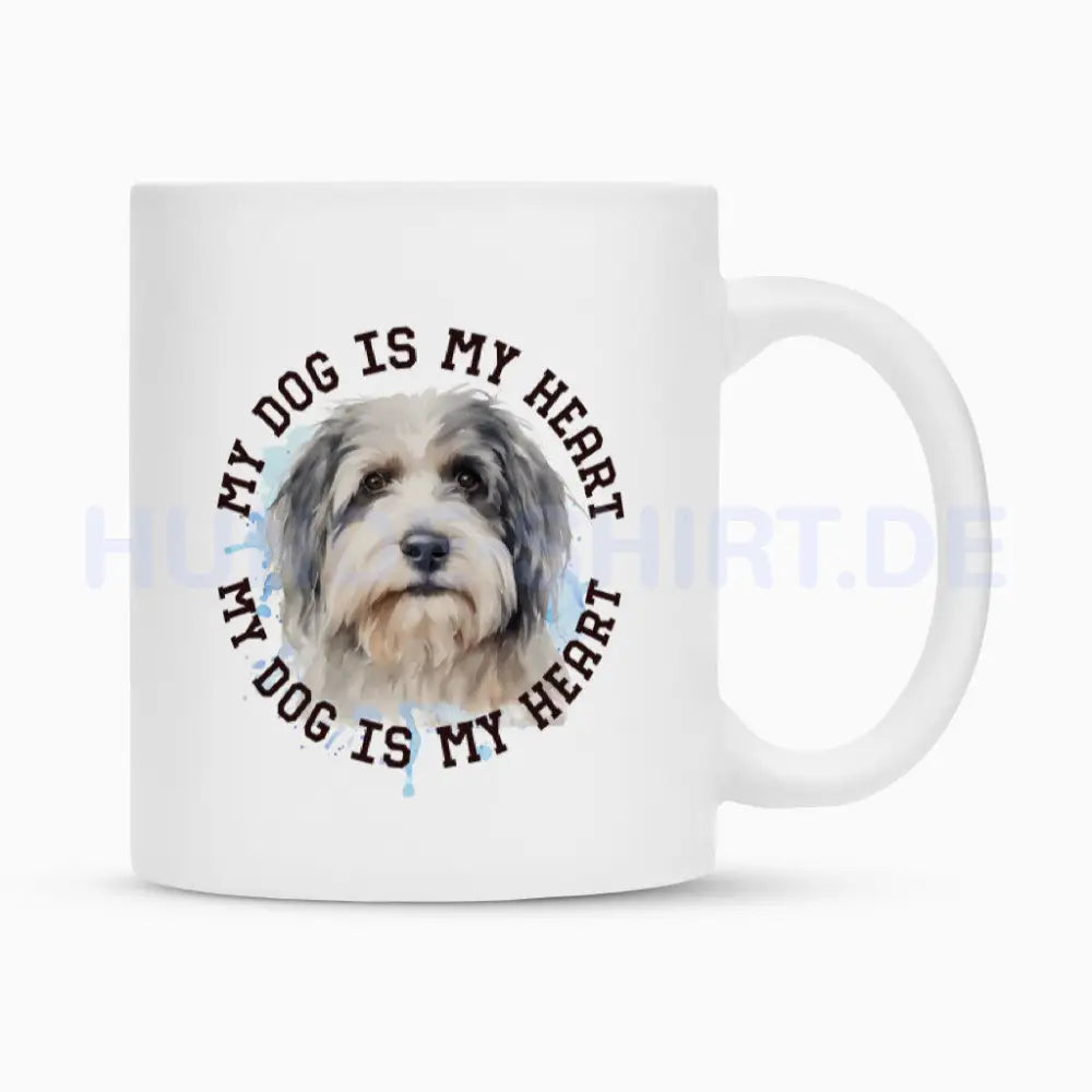 Tasse "Löwchen HEART" Weiß – hunde-shirt.de