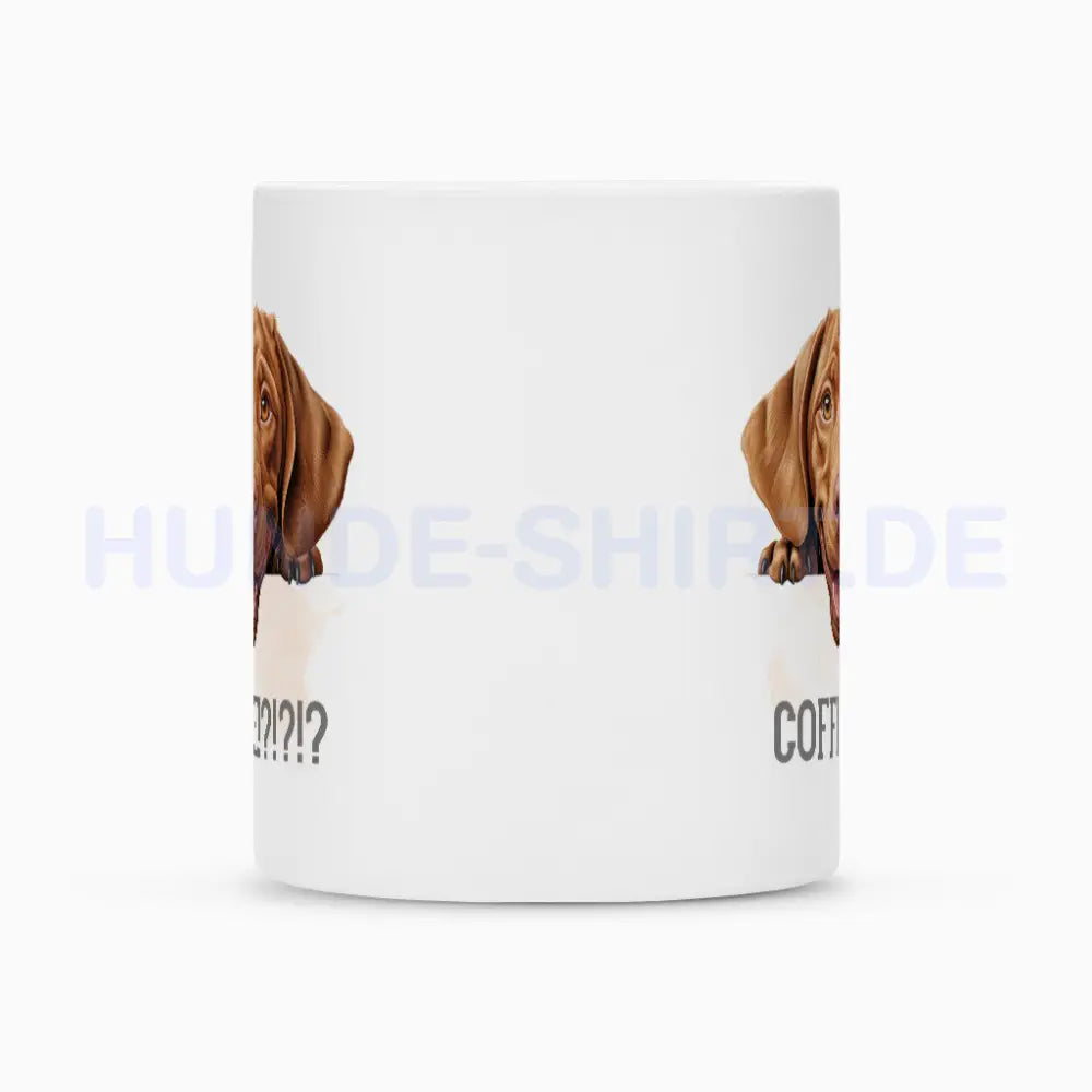 Tasse "Magyar Vizsla - Coffee!?!" – hunde-shirt.de