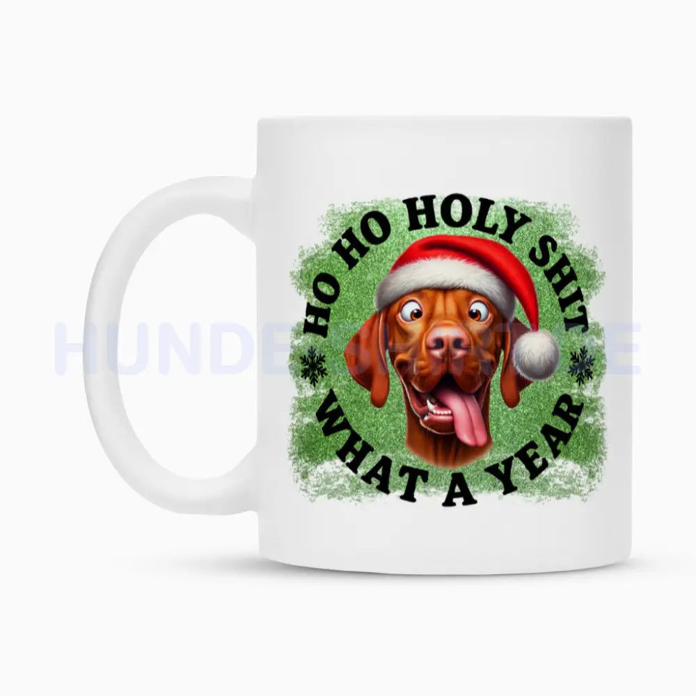 Tasse "Magyar Vizsla - HO HO..." – hunde-shirt.de