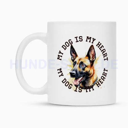 Tasse "Malinois HEART" – hunde-shirt.de