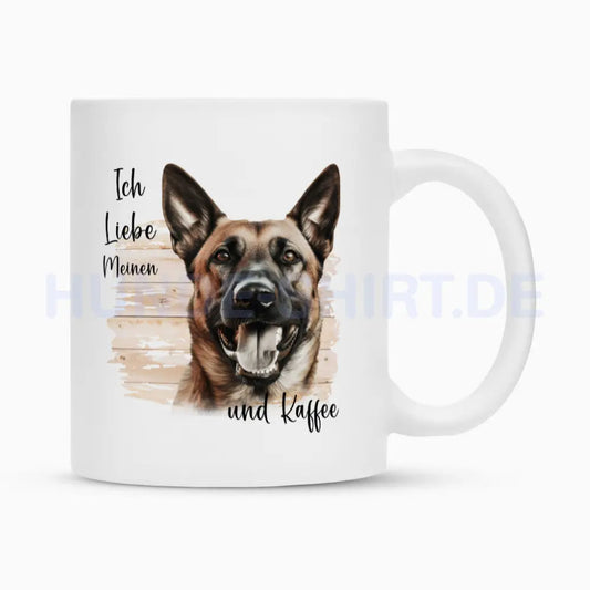 Tasse "Malinois - Ich liebe..." Weiß – hunde-shirt.de