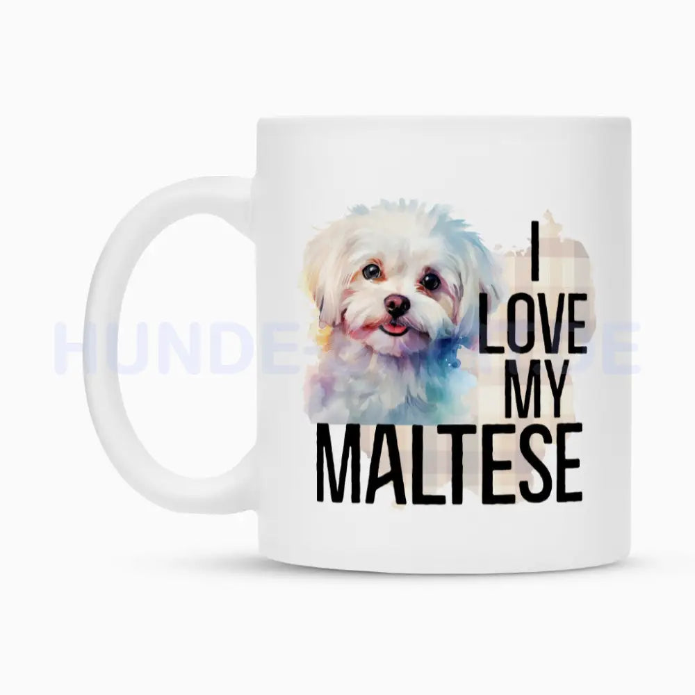 Tasse "Malteser - I love..." – hunde-shirt.de