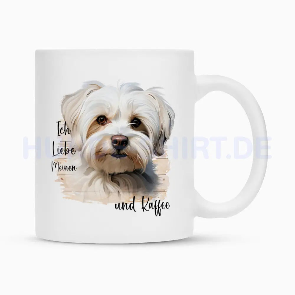 Tasse "Malteser - Ich liebe meinen ..." Weiß – hunde-shirt.de