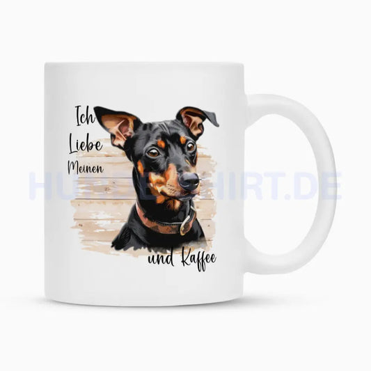 Tasse "Manchester Terrier - Ich liebe..." Weiß – hunde-shirt.de