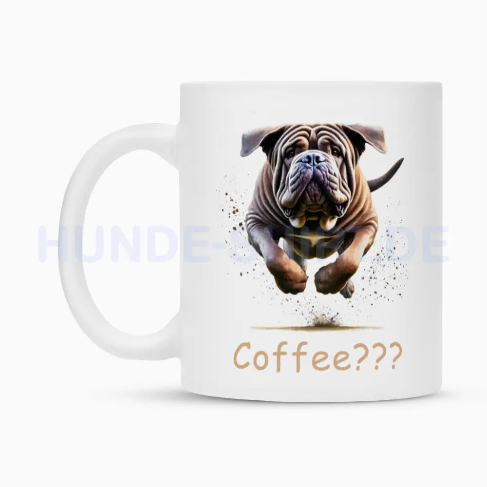 Tasse "Mastino - Coffee???" – hunde-shirt.de